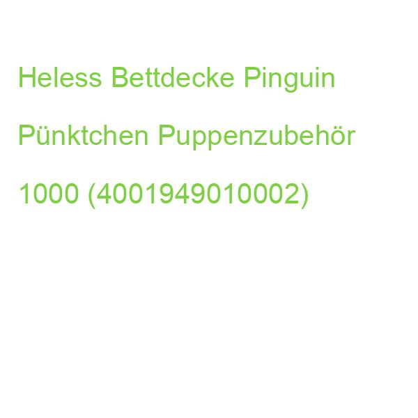 Heless Bettdecke Pinguin Pünktchen Puppenzubehör 1000 (4001949010002)