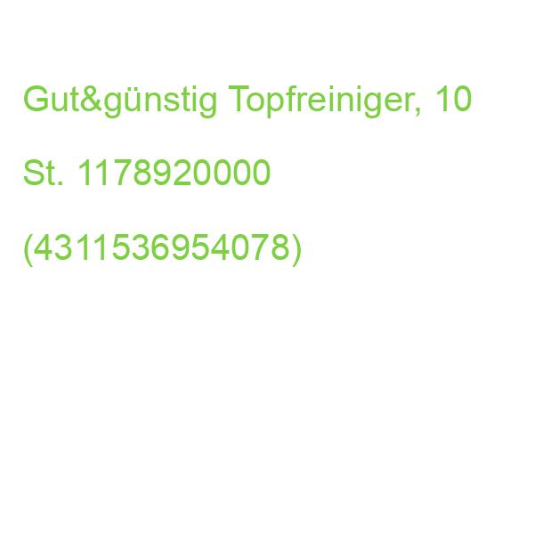Gut&günstig Topfreiniger, 10 St. 1178920000 (4311536954078)