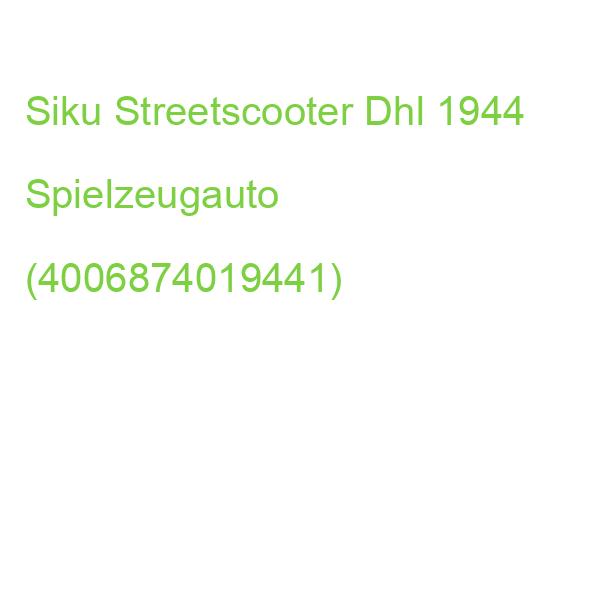 Siku Streetscooter Dhl 1944 Spielzeugauto (4006874019441)