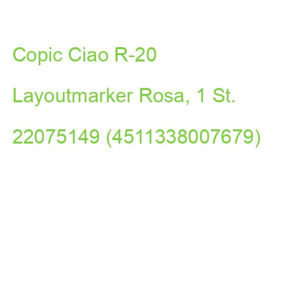 Copic Ciao R20 Layoutmarker Rosa, 1 St. 22075149 (4511338007679)