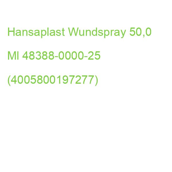 Hansaplast Wundspray 50,0 Ml 2393233 (4005800197277)