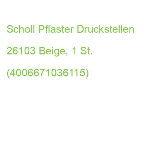 Scholl Pflaster Druckstellen 26103 Beige, 1 St. (4006671036115)
