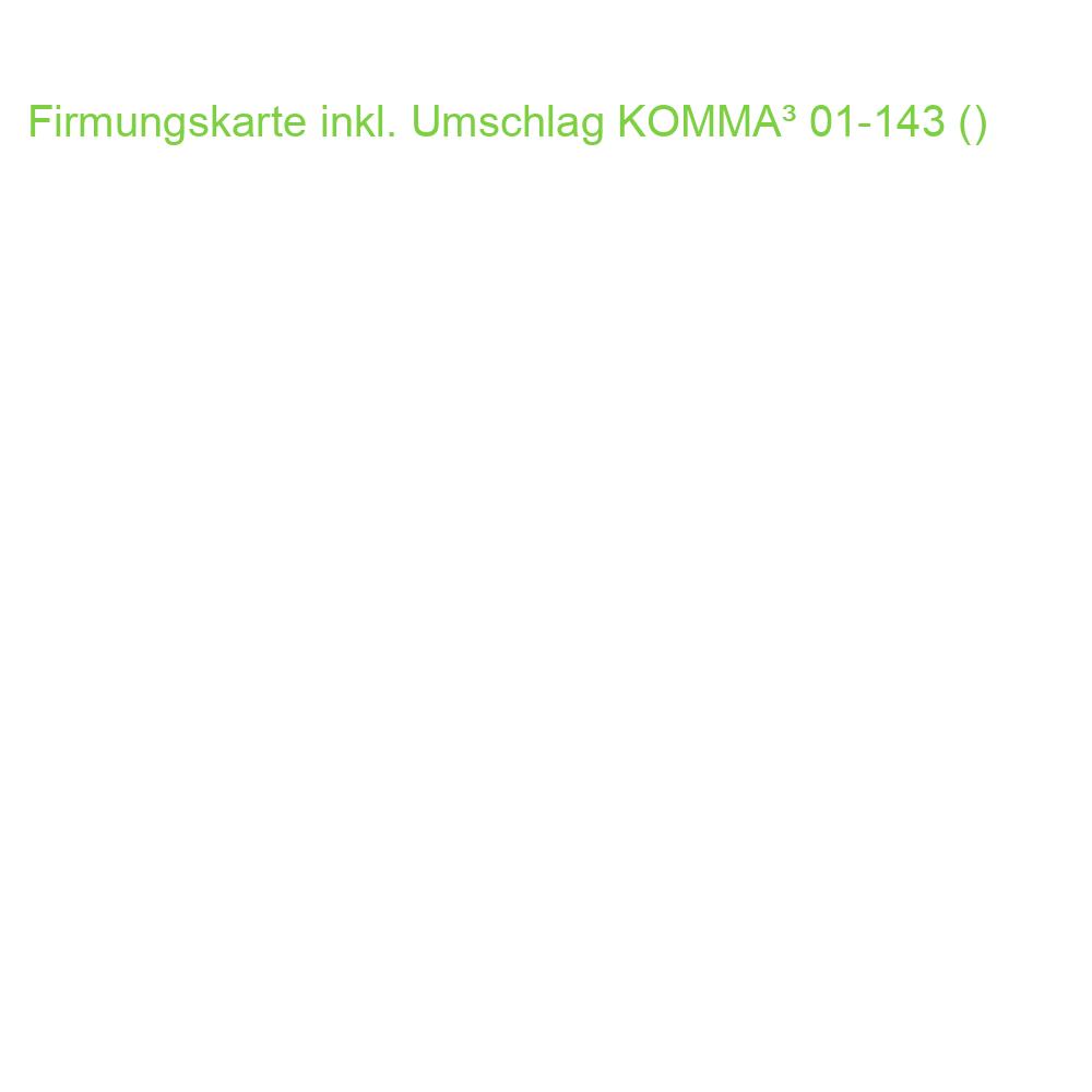 Firmungskarte inkl. Umschlag KOMMA³ 01-143 (4057319011438)