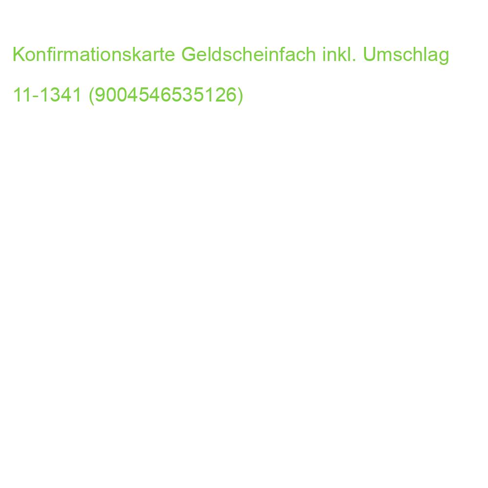 Konfirmationskarte Geldscheinfach inkl. Umschlag 11-1341 (9004546535126)