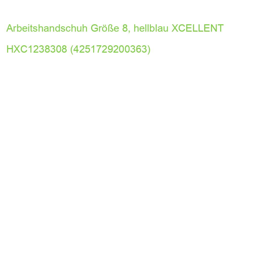 Arbeitshandschuh Größe 8, hellblau XCELLENT HXC1238308 (4251729200363)