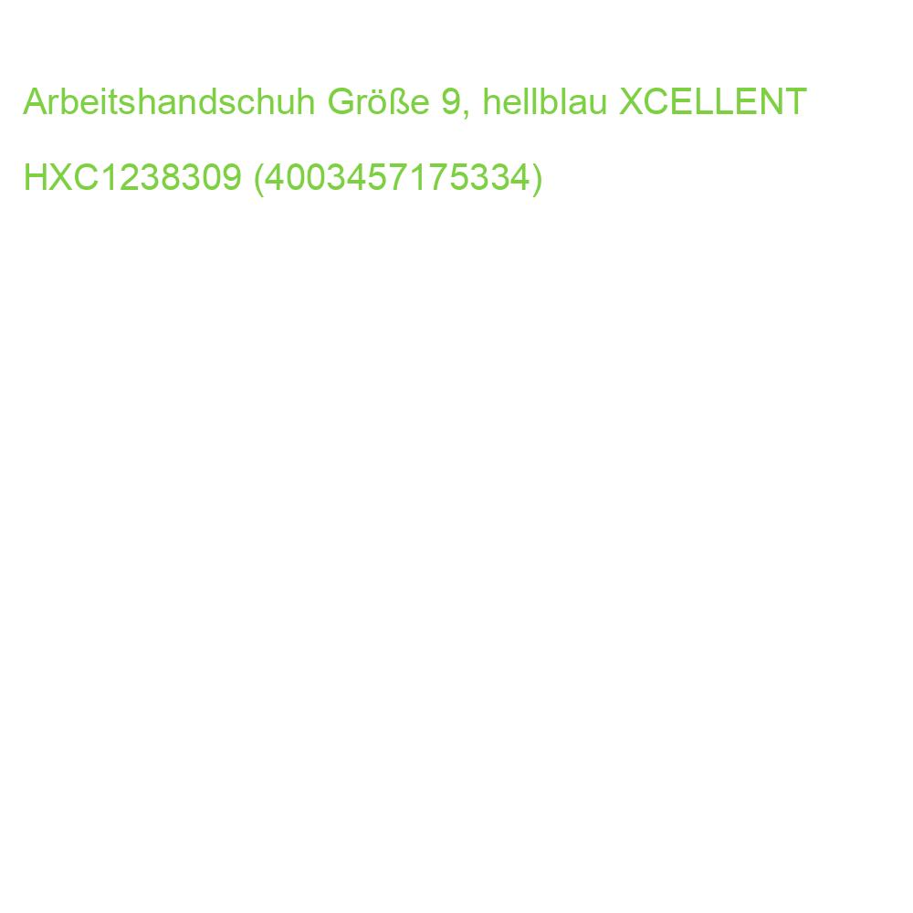 Arbeitshandschuh Größe 9, hellblau XCELLENT HXC1238309 (4003457175334)