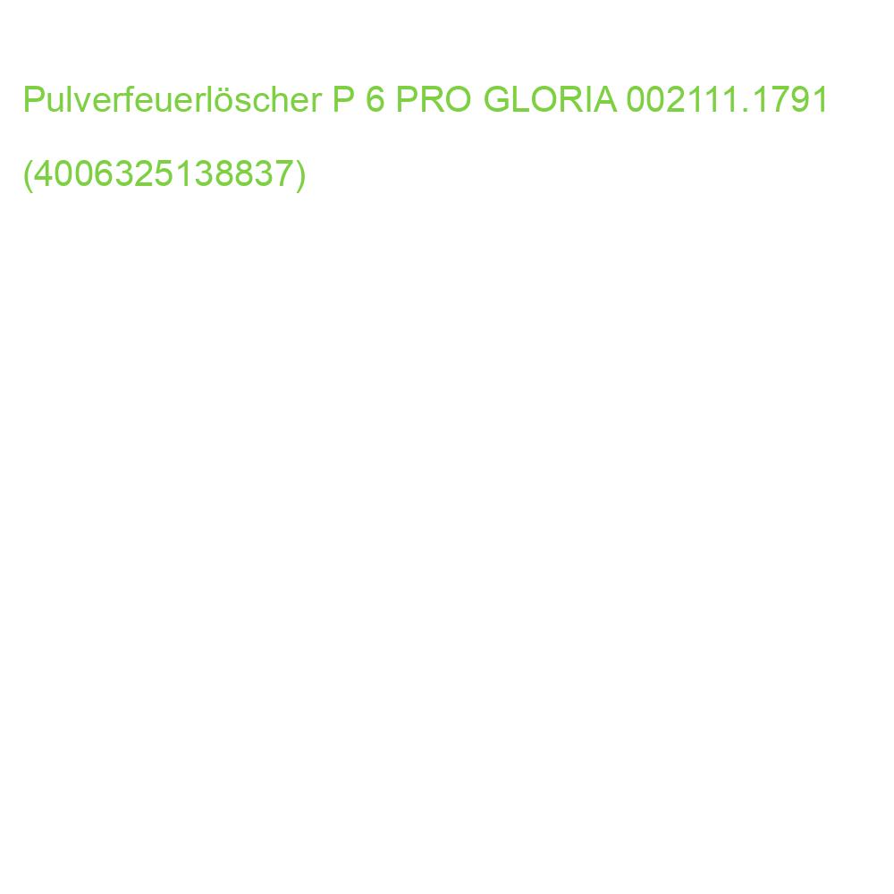 Pulverfeuerlöscher P 6 PRO GLORIA 180511 (4006325138837)