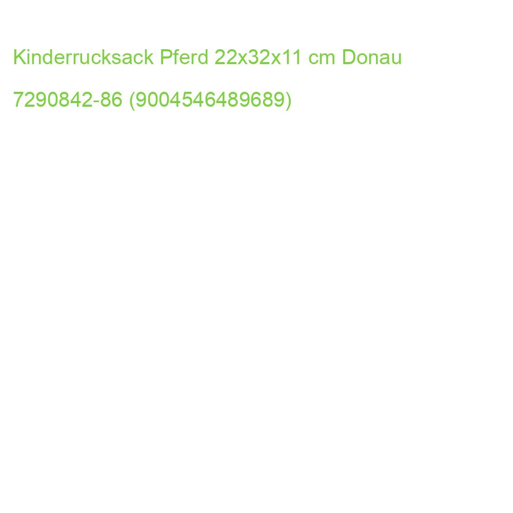Kinderrucksack Pferd 22x32x11 cm Donau 7290842-86 (9004546489689)