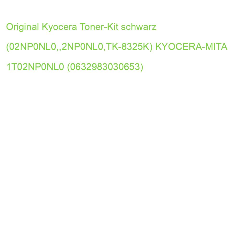 Original Kyocera Toner-Kit schwarz (02NP0NL0,,2NP0NL0,TK-8325K) KYOCERA-MITA 1T02NP0NL0 (0632983030653)