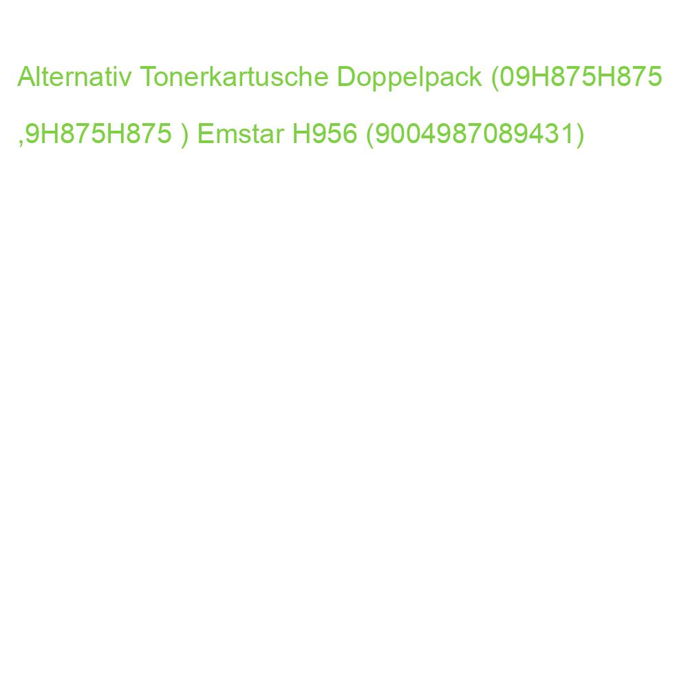 Alternativ Emstar Tonerkartusche Doppelpack (09H875H875 ,9H875H875 ) H956 (9004987089431)