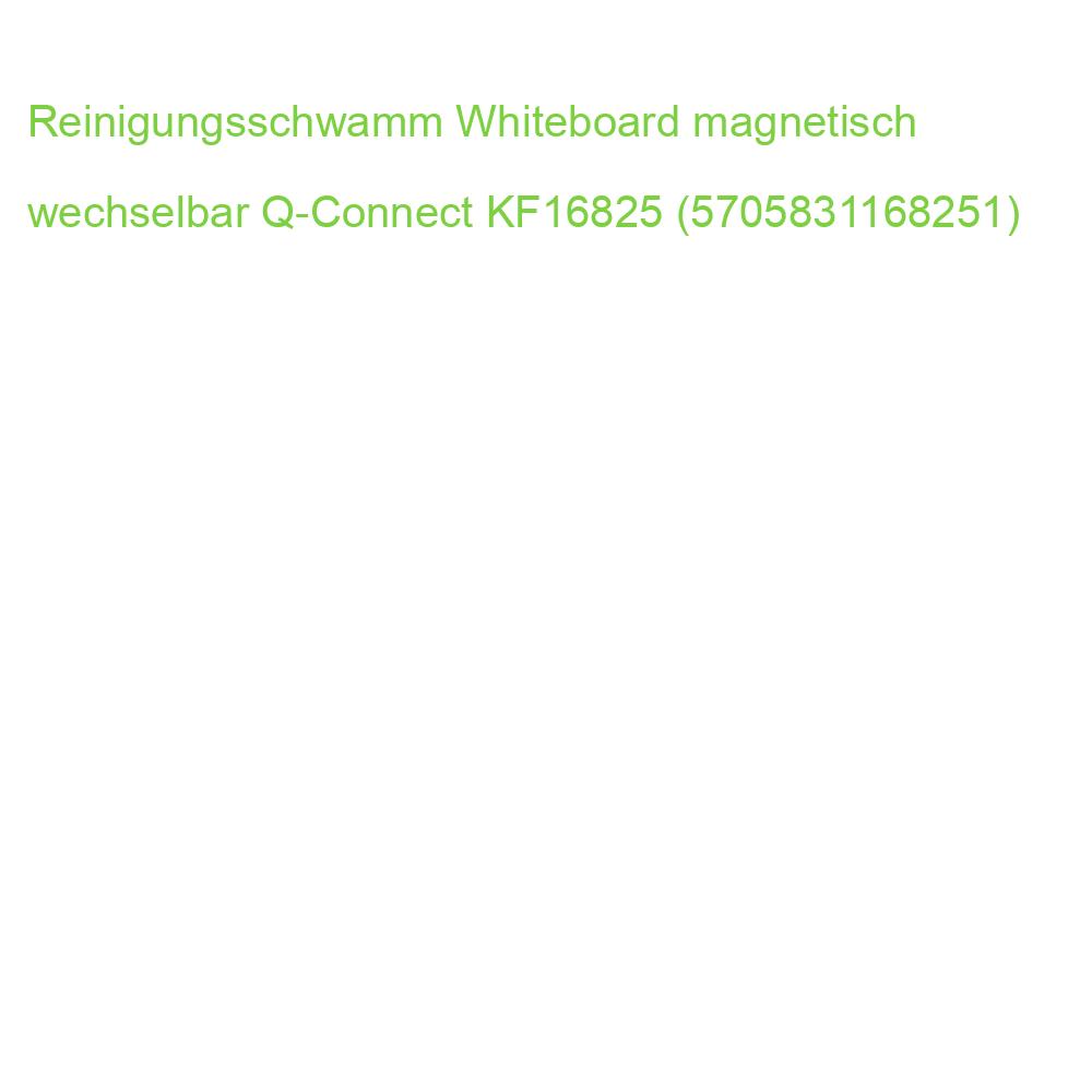 Reinigungsschwamm Whiteboard magnetisch wechselbar Q-CONNECT KF16825 (5705831168251)