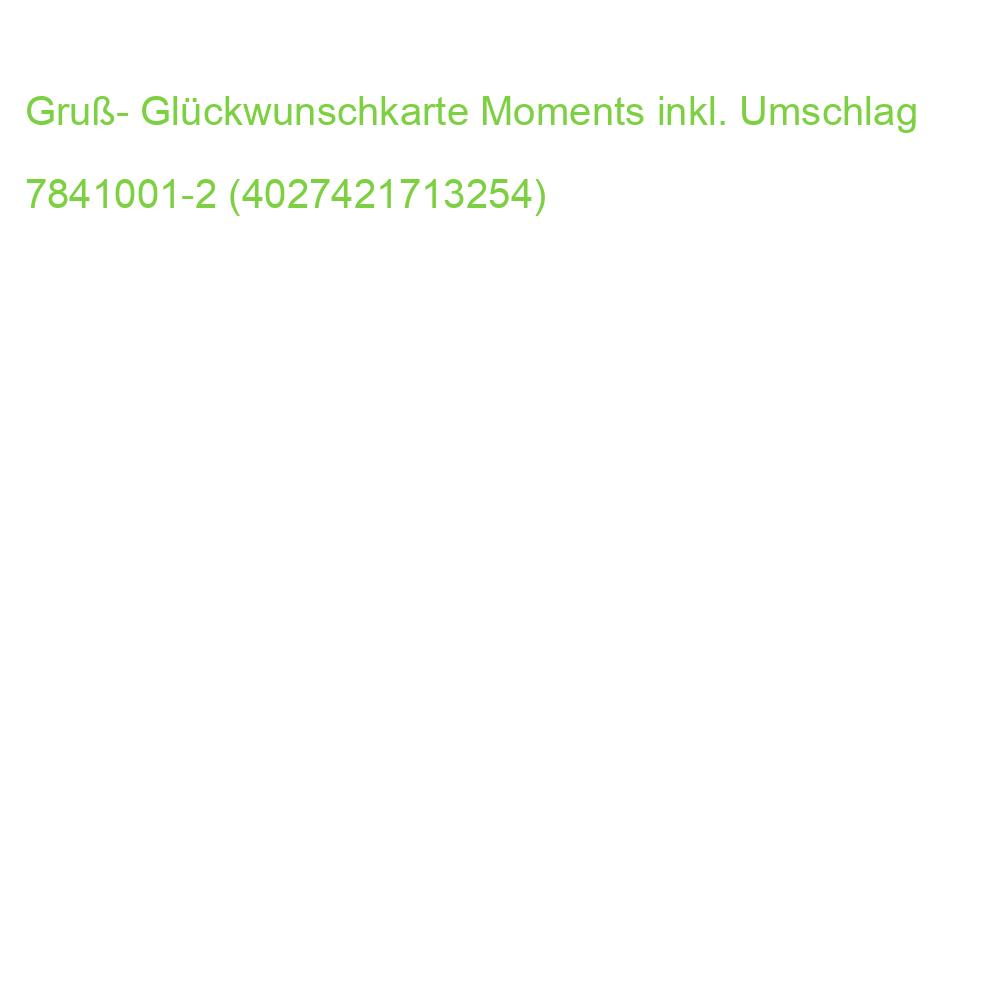 Gruß- Glückwunschkarte Moments inkl. Umschlag Perleberg 7841001-2 (4027421713254)