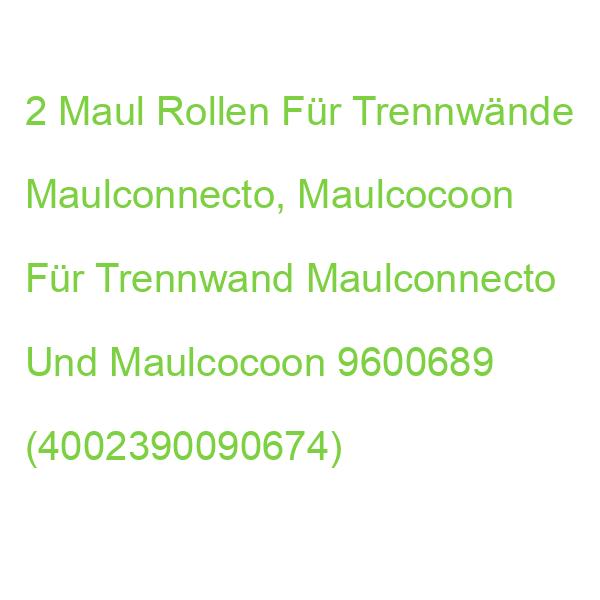 Maul Rollen Für Trennwände Maulconnecto, Maulcocoon, 2 Rollen 9600689 (4002390090674)