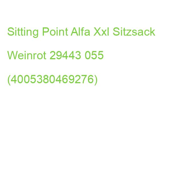 Sitting Point Alfa Xxl Sitzsack Weinrot 29443 055 (4005380469276)