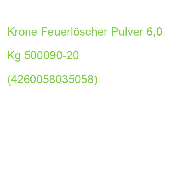 Krone Feuerlöscher Pulver 6,0 Kg 500090-20 (4260058035058)
