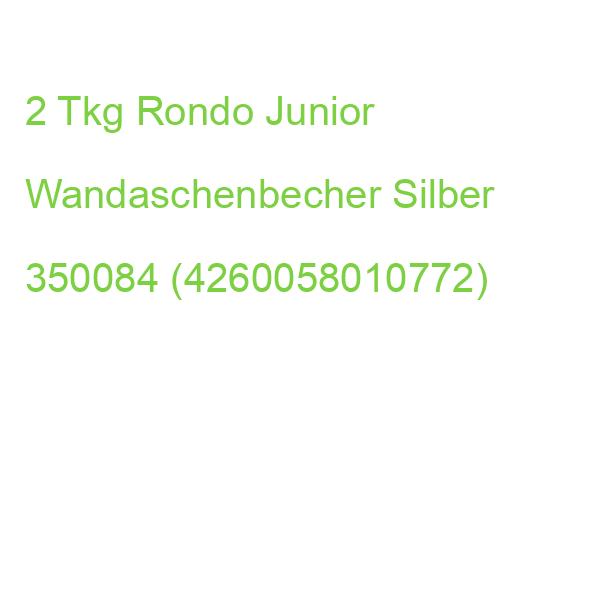 2 Tkg Rondo Junior Wandaschenbecher Silber 350084 (4260058010772)