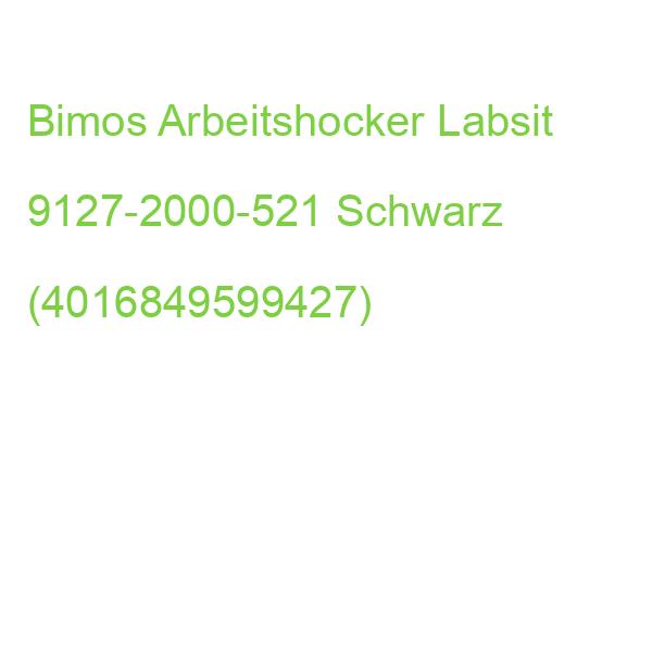 Bimos Arbeitshocker Labsit 9127-2000-521 Schwarz (4016849599427)
