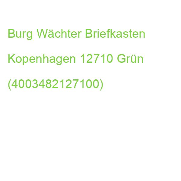Burg Wächter Briefkasten Kopenhagen 12710 Grün (4003482127100)