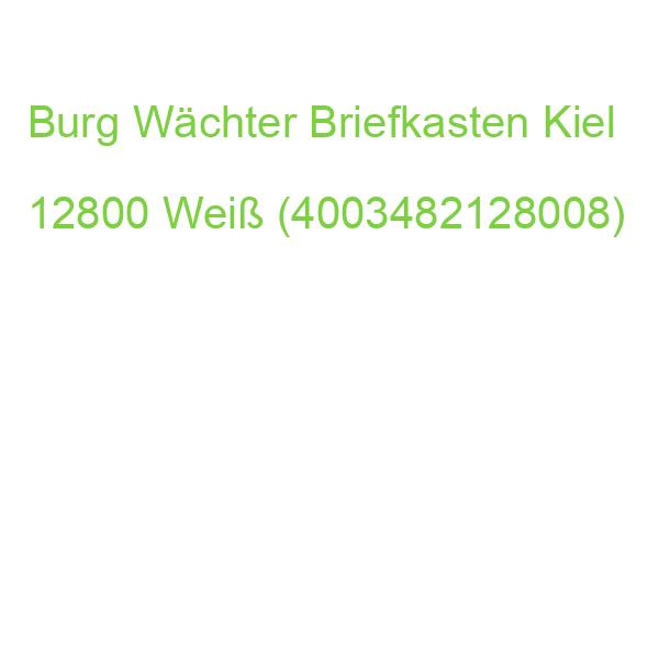 Burg Wächter Briefkasten Kiel 12800 Weiß (4003482128008)