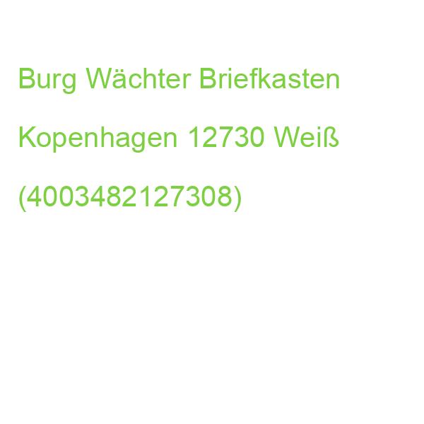 Burg Wächter Briefkasten Kopenhagen 12730 Weiß (4003482127308)