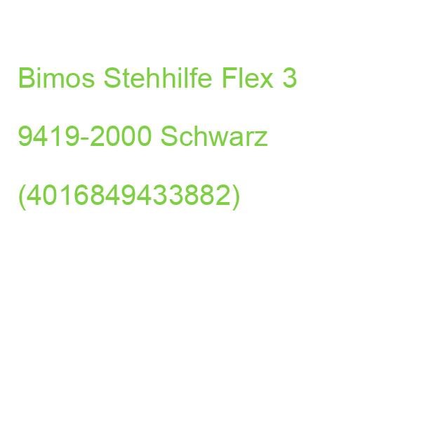 Bimos Stehhilfe Flex 3 9419-2000 Schwarz (4016849433882)