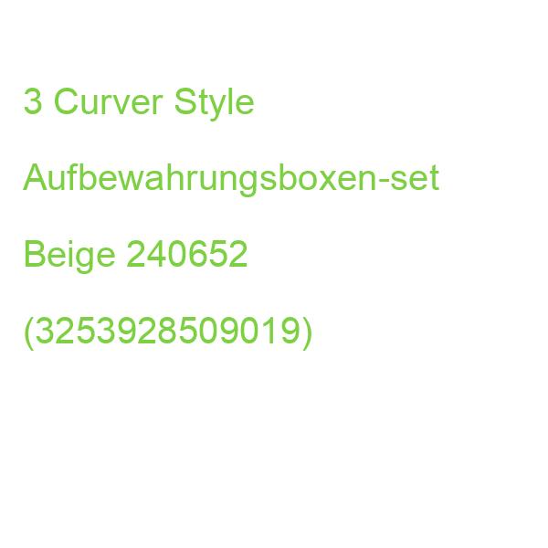 3 Curver Style Aufbewahrungsboxen-set Beige 240652 (3253928509019)