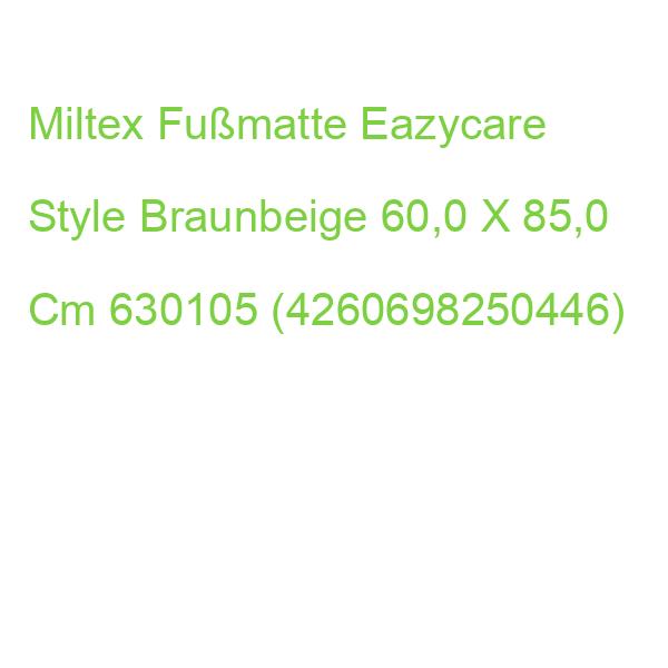 Miltex Fußmatte Eazycare Style Braunbeige 60,0 X 85,0 Cm 630105 (4260698250446)