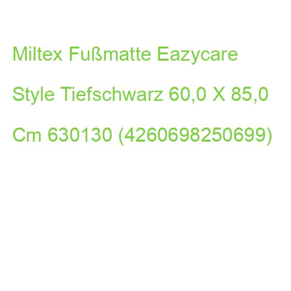 Miltex Fußmatte Eazycare Style Tiefschwarz 60,0 X 85,0 Cm 630130 (4260698250699)