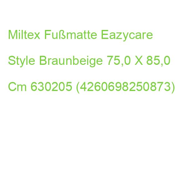 Miltex Fußmatte Eazycare Style Braunbeige 75,0 X 85,0 Cm 630205 (4260698250873)