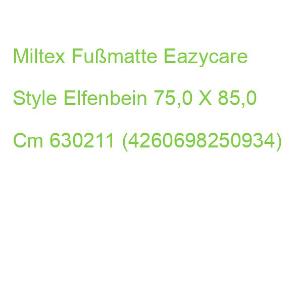 Miltex Fußmatte Eazycare Style Elfenbein 75,0 X 85,0 Cm 630211 (4260698250934)