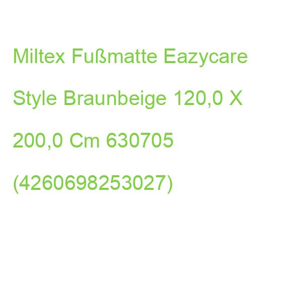 Miltex Fußmatte Eazycare Style Braunbeige 120,0 X 200,0 Cm 630705 (4260698253027)
