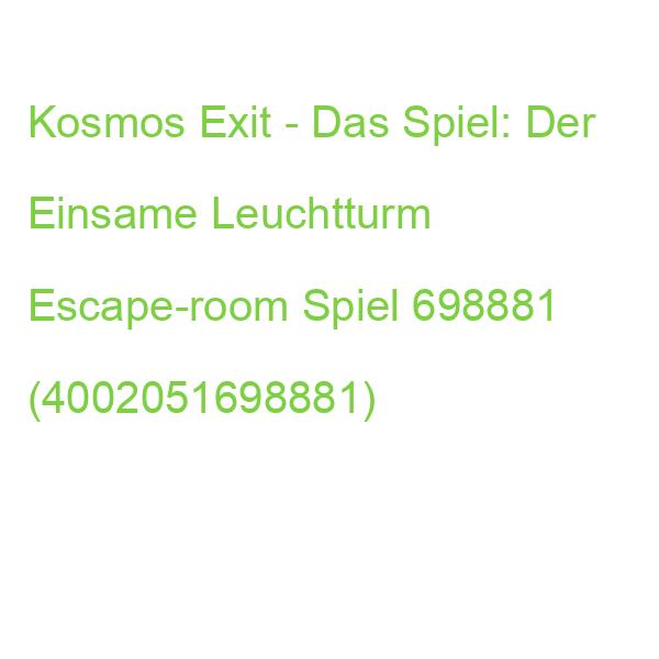 Kosmos Exit - Das Spiel: Der Einsame Leuchtturm Escape-room Spiel 698881 (4002051698881)