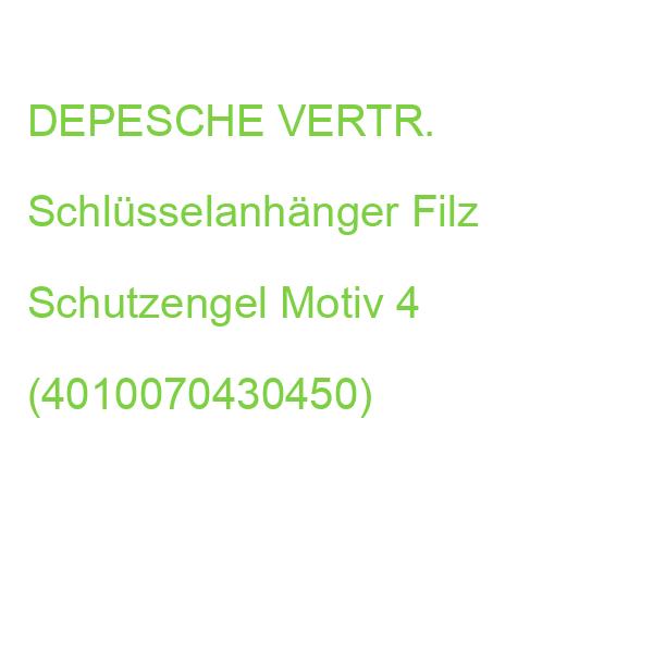 DEPESCHE Schlüsselanhänger Glücksfilz Schutzengel Filz Motiv 4