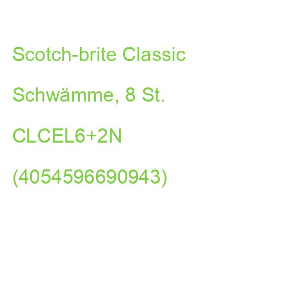 Scotch-brite Classic Schwämme, 8 St. CLCEL6+2N (4054596690943)