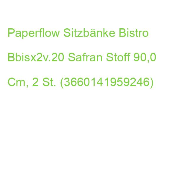 Meet Powered By Paperflow Sitzbänke Bistro Bbisx2v.20 Safran Stoff 90,0 Cm, 2 St. (3660141959246)