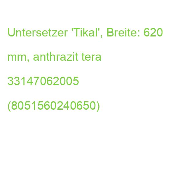 Untersetzer 'Tikal', Breite: 620 mm, anthrazit tera 33147062005 (8051560240650)