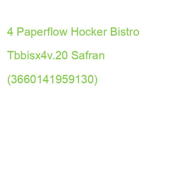 4 Meet Powered By Paperflow Hocker Bistro Tbbisx4v.20 Safran (3660141959130)