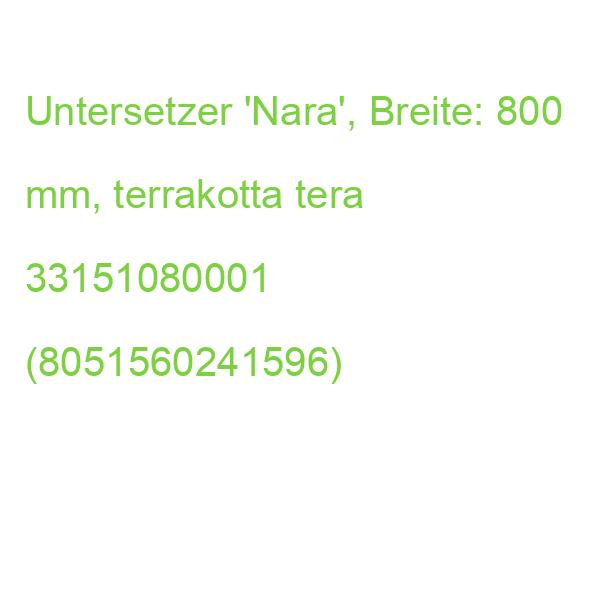 Untersetzer 'Nara', Breite: 800 mm, terrakotta tera 33151080001 (8051560241596)