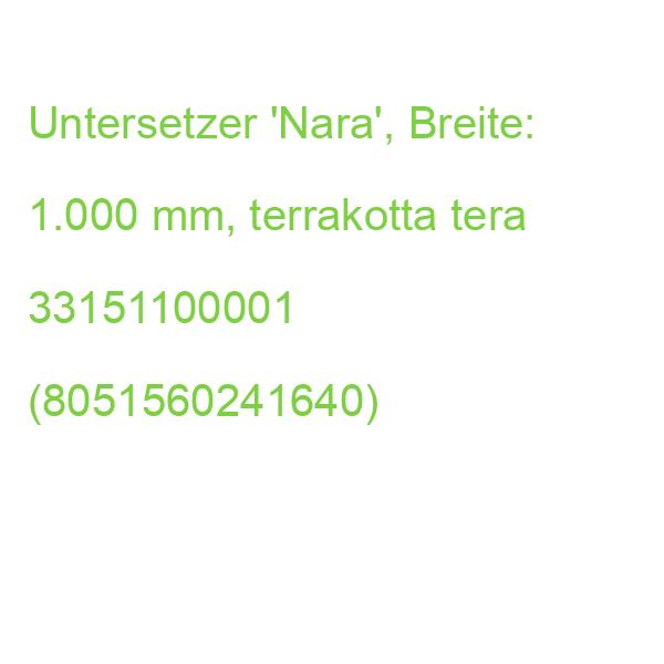 Untersetzer 'Nara', Breite: 1.000 mm, terrakotta tera 33151100001 (8051560241640)