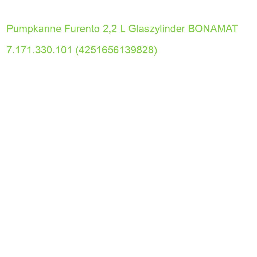 Pumpkanne Furento 2,2 L Glaszylinder BONAMAT 7.171.330.101 (4251656139828)