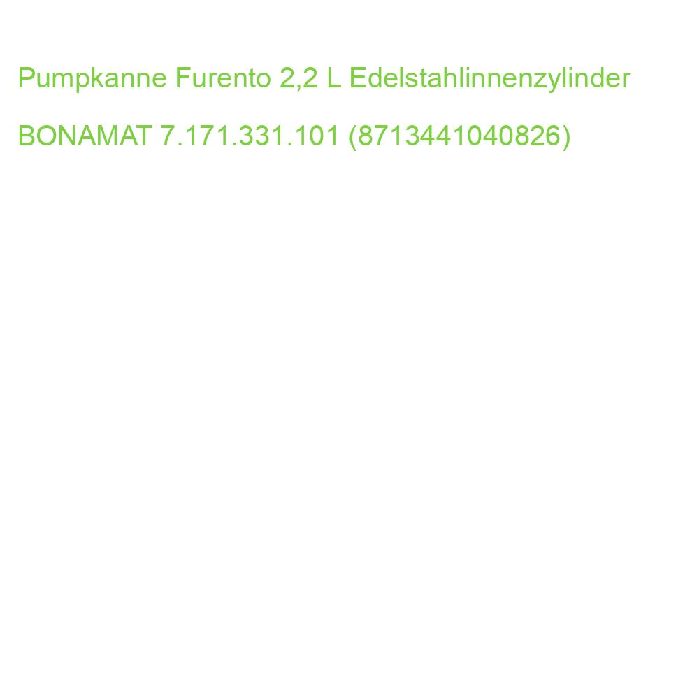 Pumpkanne Furento 2,2 L Edelstahlinnenzylinder BONAMAT 7.171.331.101 (8713441040826)