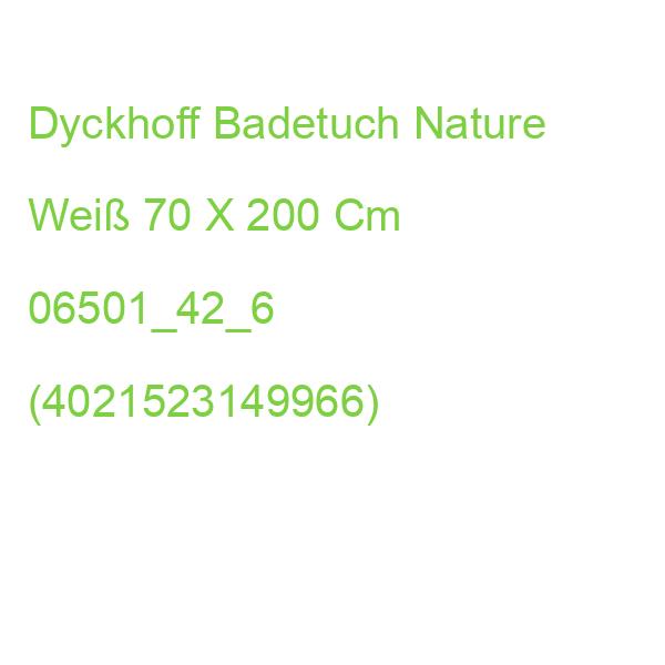 Dyckhoff Badetuch Nature Weiß 70 X 200 Cm 06501_42_006 (4021523149966)