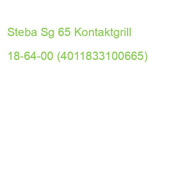Steba Sg 65 Kontaktgrill 18-64-00 (4011833100665)