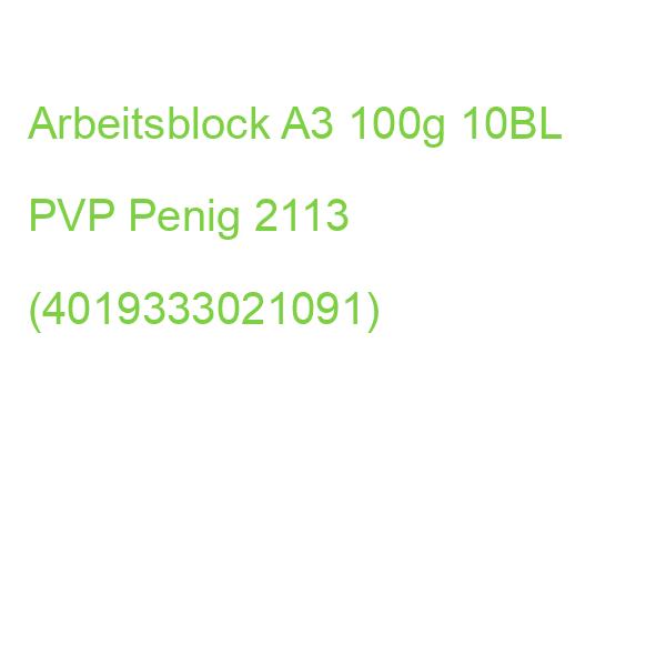 Arbeitsblätter für technisches Zeichnen 100g qm weiß DIN A3, 10 Blatt PVP Penig 2113 (4019333021091)
