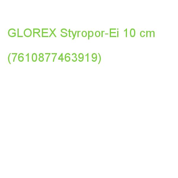 GLOREX Styropor Ei 10cm