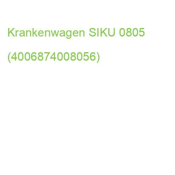 Krankenwagen Nr. SIKU 0805 (4006874008056)