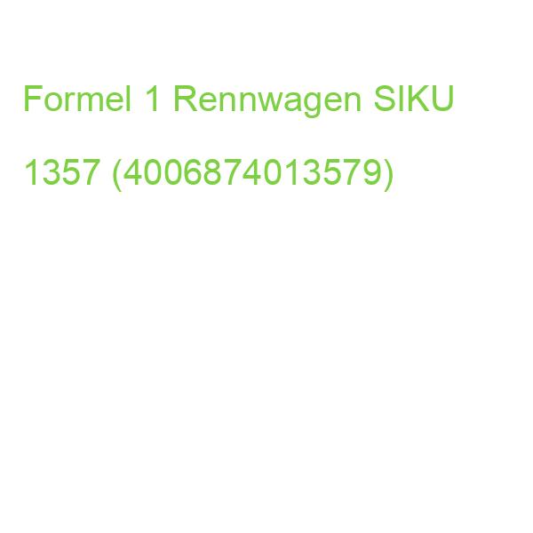 Formel 1 Rennwagen SIKU 1357 (4006874013579)