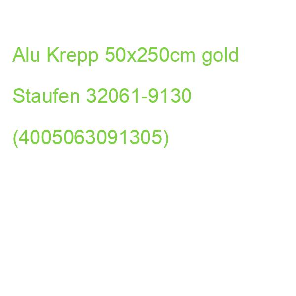 Krepppapier Alu 50x250 cm gold WEROLA 32061-9130 (4005063091305)