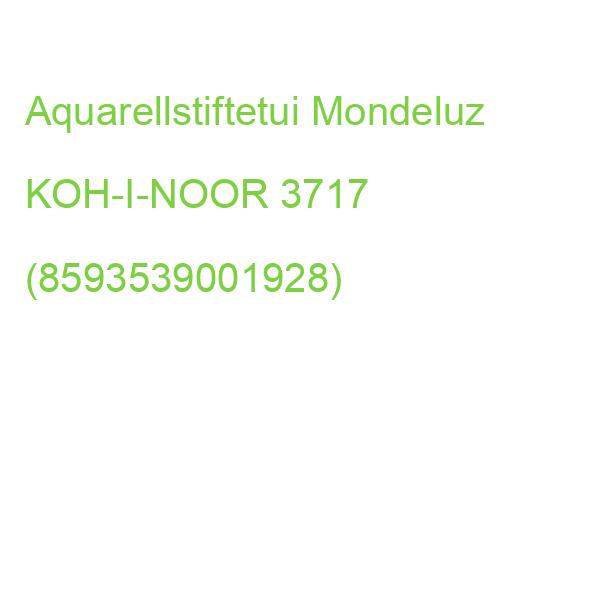 Aquarellstiftetui Mondeluz 18er Farbkartonetui KOH-I-NOOR 3717 (8593539001928)
