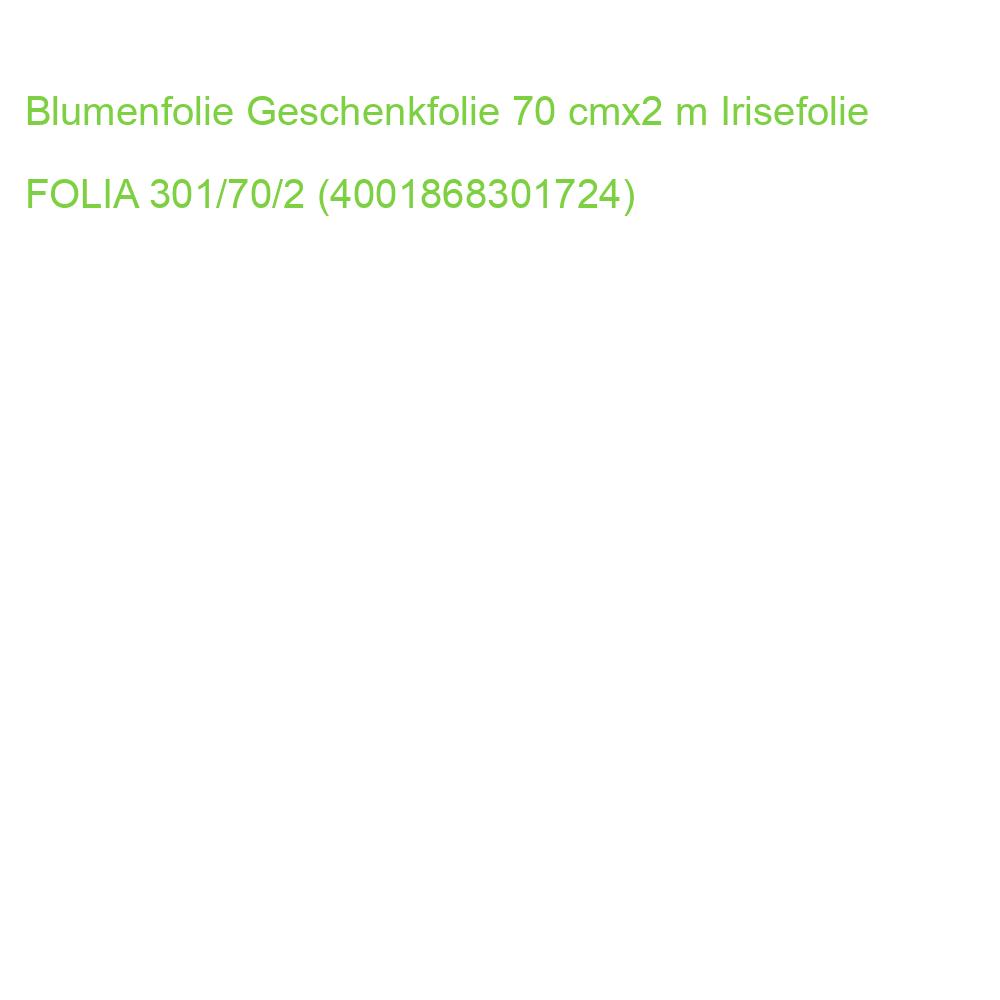 Blumenfolie Geschenkfolie 70 cmx2 m Irisefolie FOLIA 301/70/2 (4001868301724)